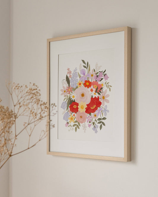 Affiche Explosion florale