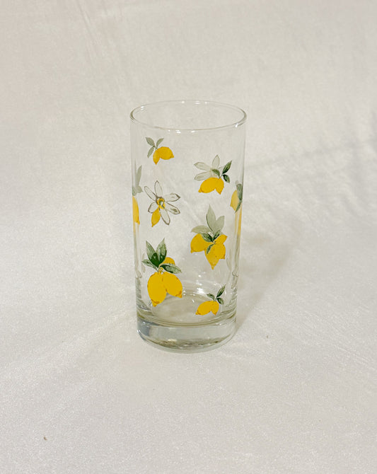 Duo fleurs & verre citronné