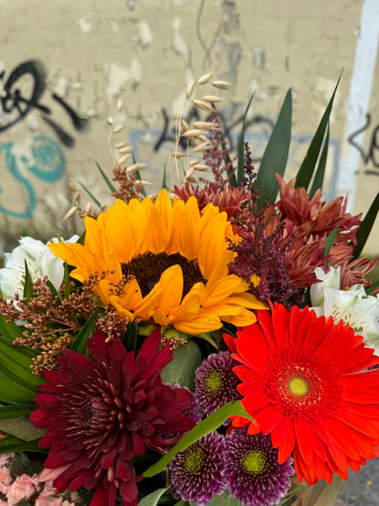 Bouquet aux couleurs automnales