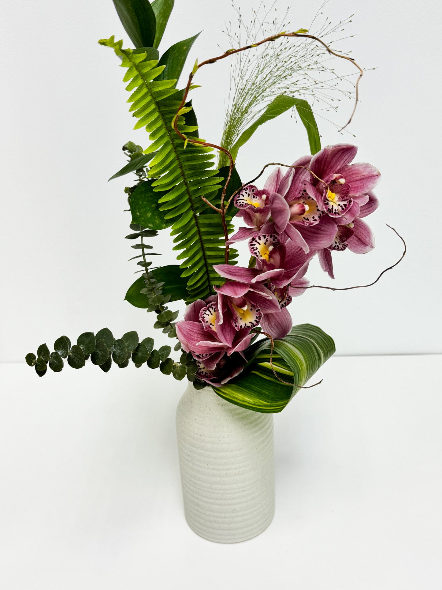 Cymbidium d’Hollande en vase céramique