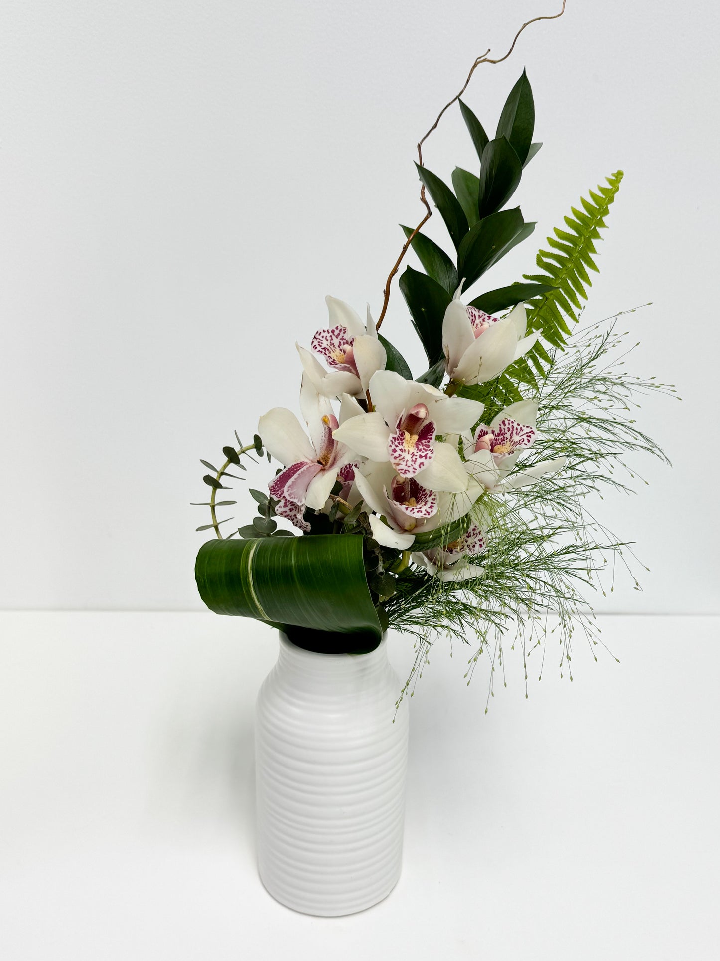 Cymbidium d’Hollande en vase céramique