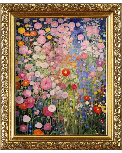 Klimt - Jardin de fleurs