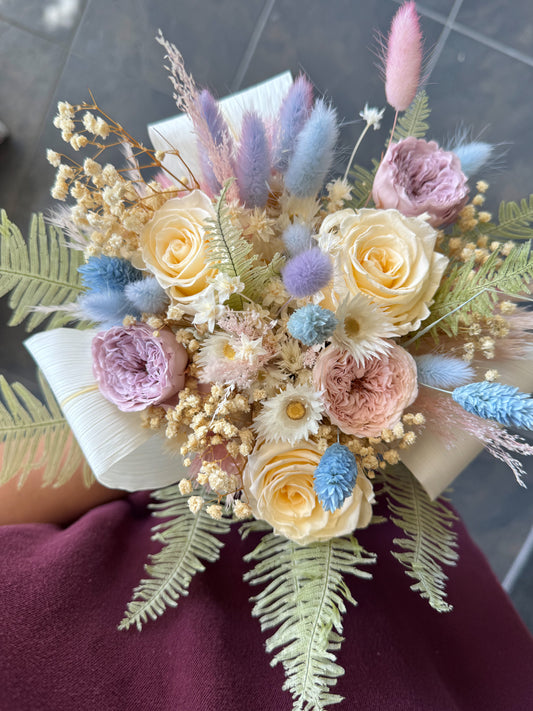 Bouquet éternel - Éclat pastel